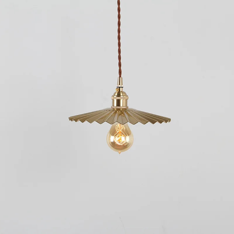 suspension design japonaise en laiton pour intérieur moderne - vue 3 sur 7