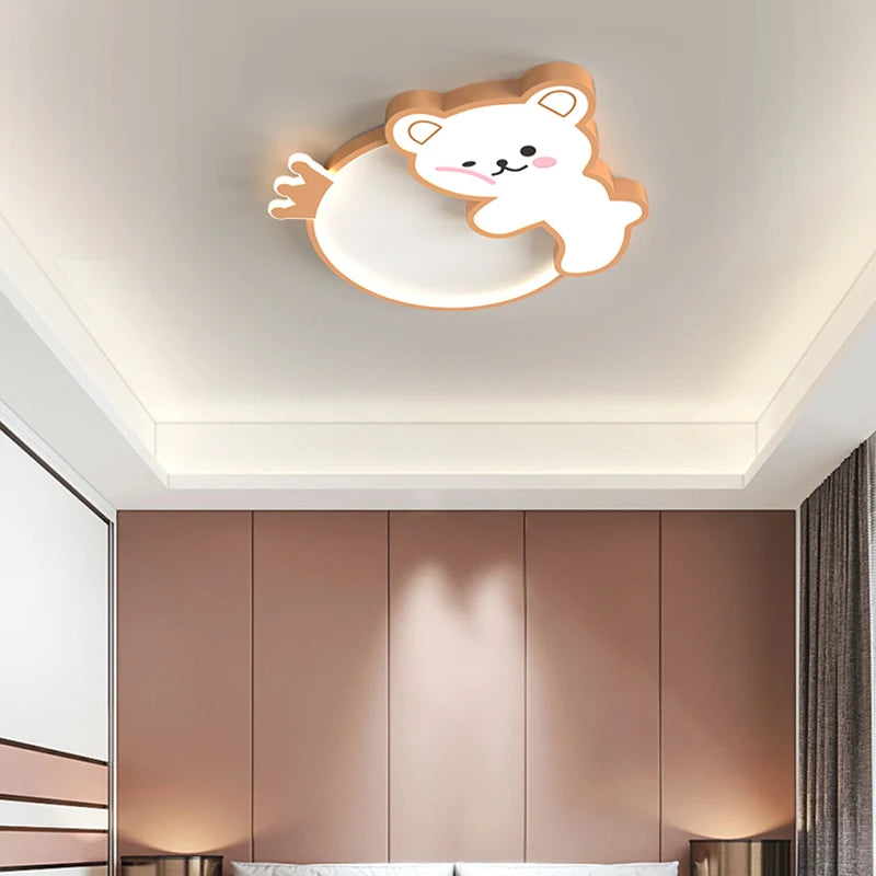 plafonnier ours mignon pour intérieur et décoration enfant - vue 6 sur 10