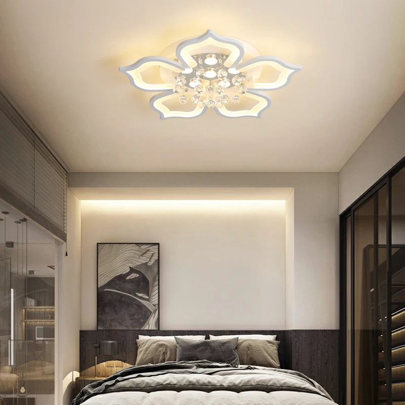 plafonnier led créatif creux sculpté luxueux luminaire intérieur décoration - vue 7 sur 10