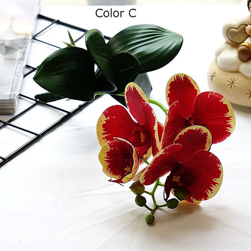 mini branche dorchidée artificielle pour décoration de mariage et domicile - vue 13 sur 13