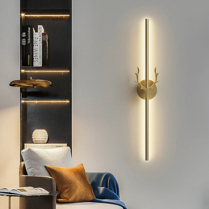 Modern minimalist nordic LED bedside wall light - vue 6 sur 22