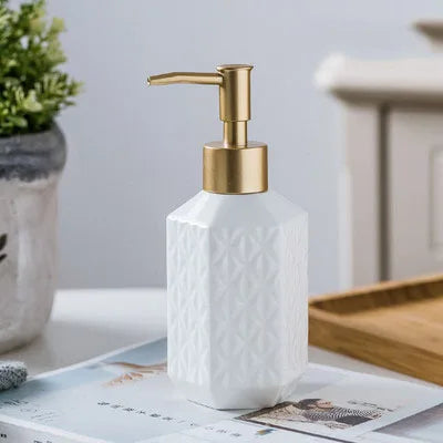 distributeurs de savon liquide en céramique pour salle de bain cadeau - vue 8 sur 11
