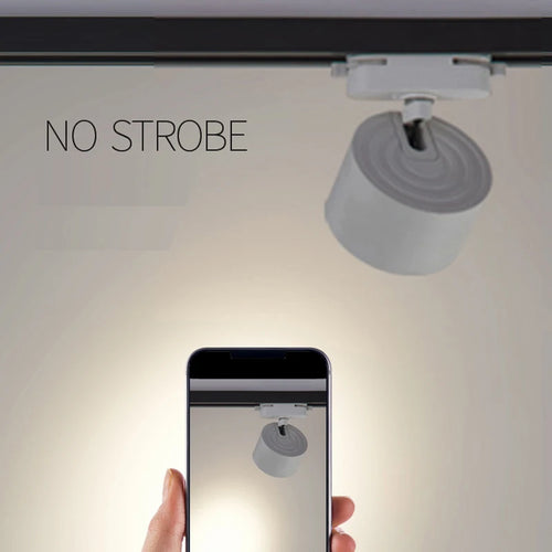 éclairage led sur rail réglable pour magasin de vêtements