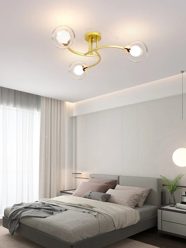 plafonniers modernes simples décoration nordique luminaire créatif - vue 5 sur 17