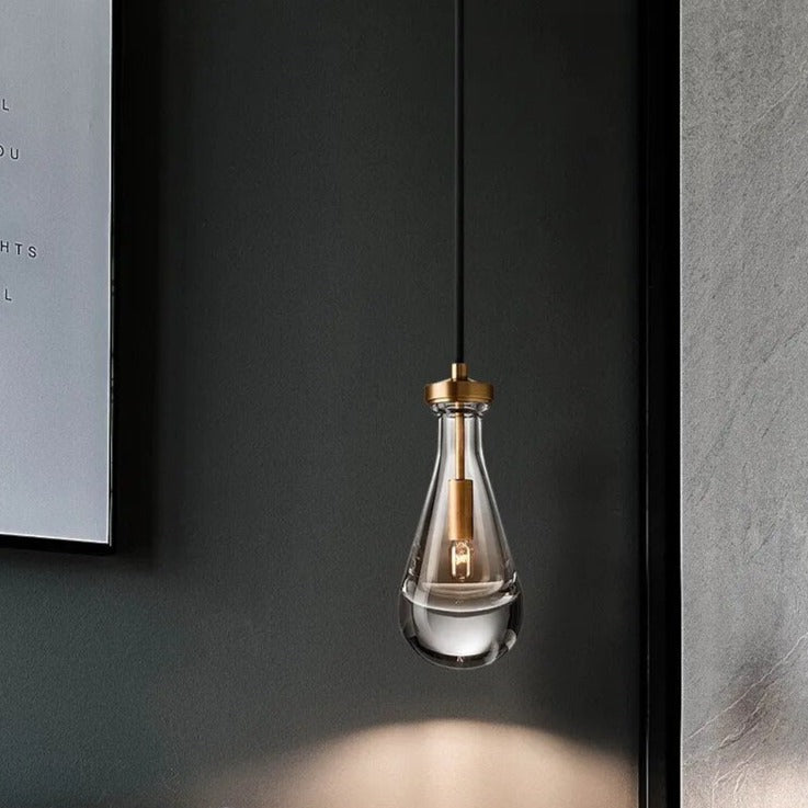 Suspension en cristal au design moderne et luxueux - vue 4 sur 6