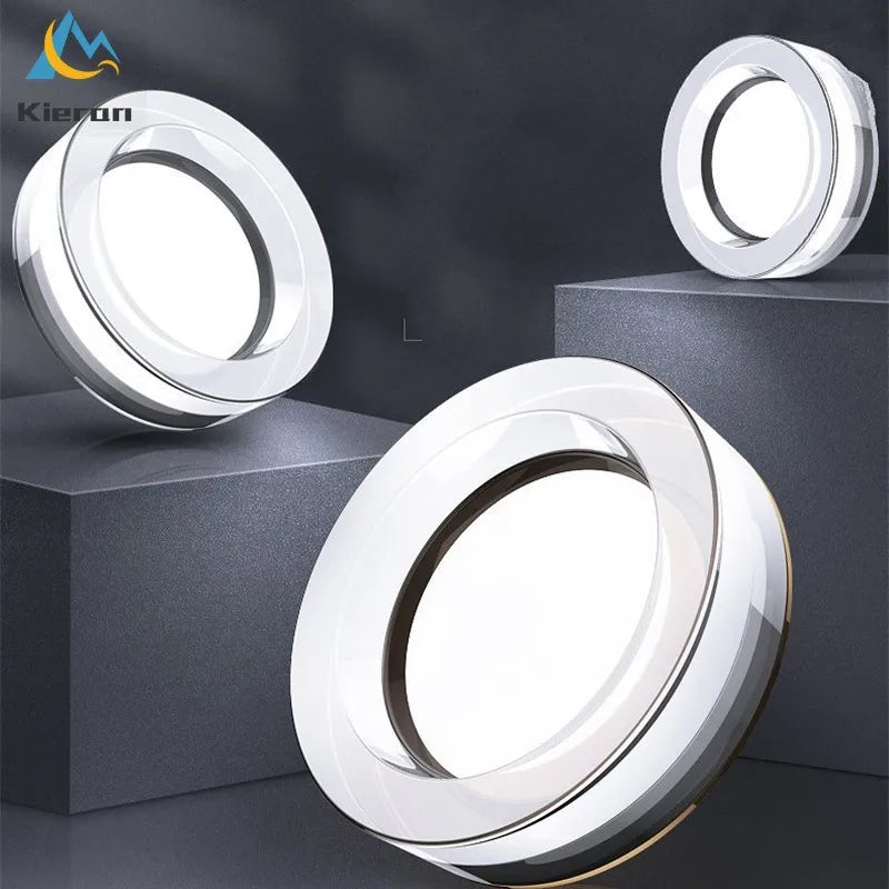 plafonnier led en cristal spot intégré luminaires - vue 4 sur 9