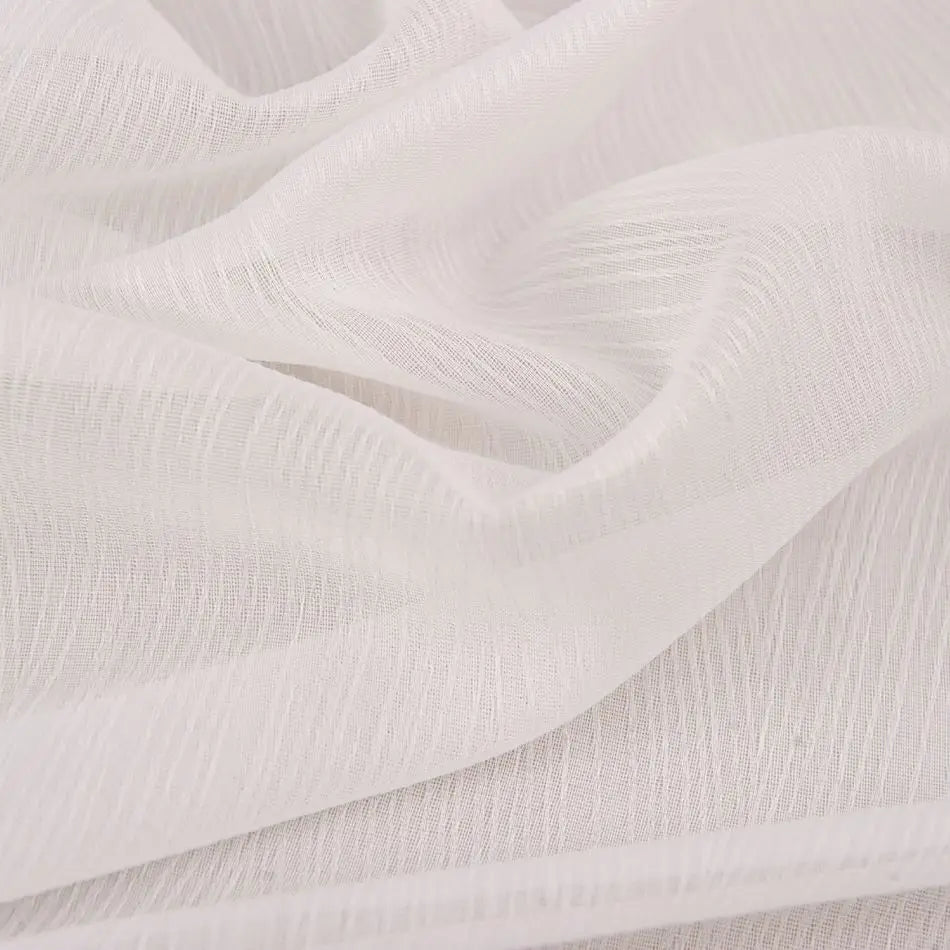 Rideau tulle transparent motifs floraux géométriques style luxe