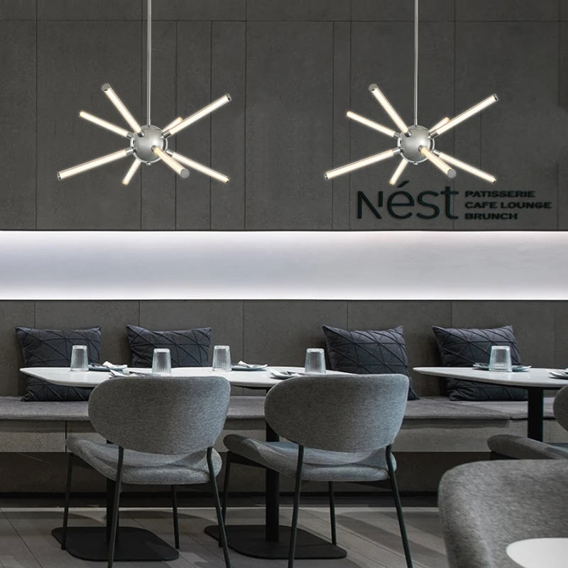 suspension moderne en aluminium pour intérieur bar et cuisine - vue 5 sur 9