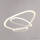 suspension moderne à LED en acrylique pour intérieur élégant
