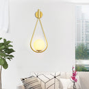 Minimalist nordic glass wall light contemporary creative design