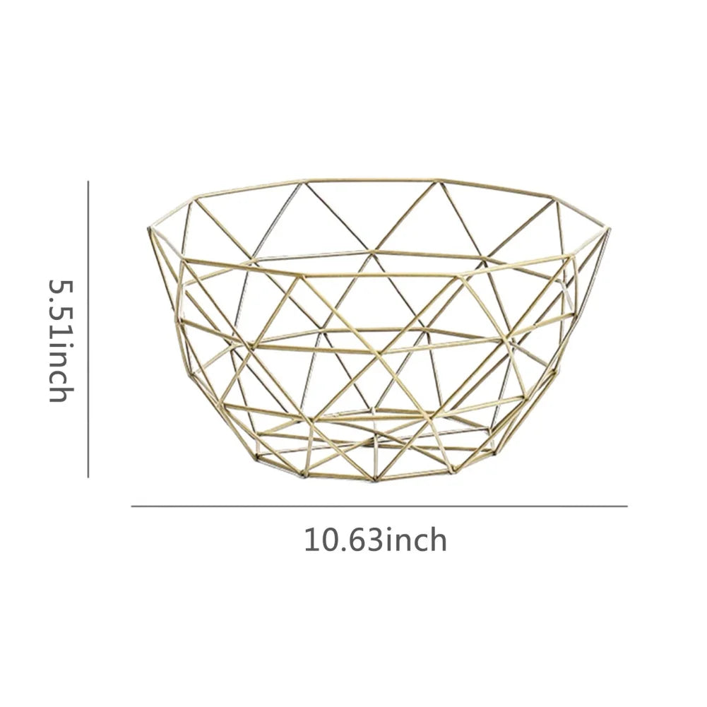 bols de rangement modernes en métal pour collations et fruits - vue 17 sur 17