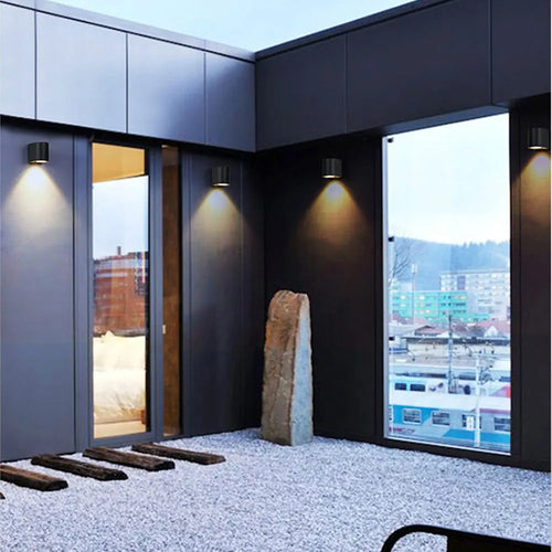 applique murale extérieure étanche à led pour jardin et terrasse - vue 4 sur 8