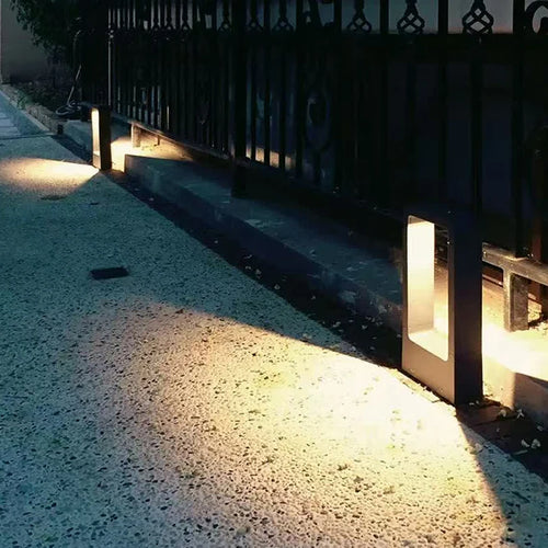 110V 220V DC12V 15W LED étanche lampe à gazon COB LED borne extérieure lumière extérieure sol jardin cour éclairage routier - vue 6 sur 6