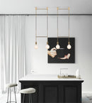 lustre nordique or moderne pour décoration noël luminaires maison