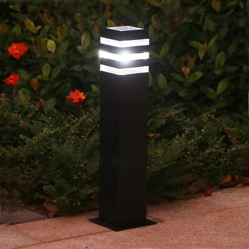 Outdoor aluminium LED lamp for garden and gate lighting - vue 3 sur 10