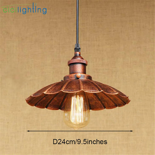 Edison lampe Loft Vintage industriel rétro Suspension lumière E27 support lampara Colgantes Suspension Luminaire éclairage rustique - vue 6 sur 5