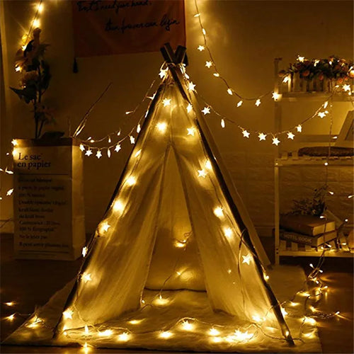 guirlande lumineuse led pour sapin et décorations de fête - vue 4 sur 6