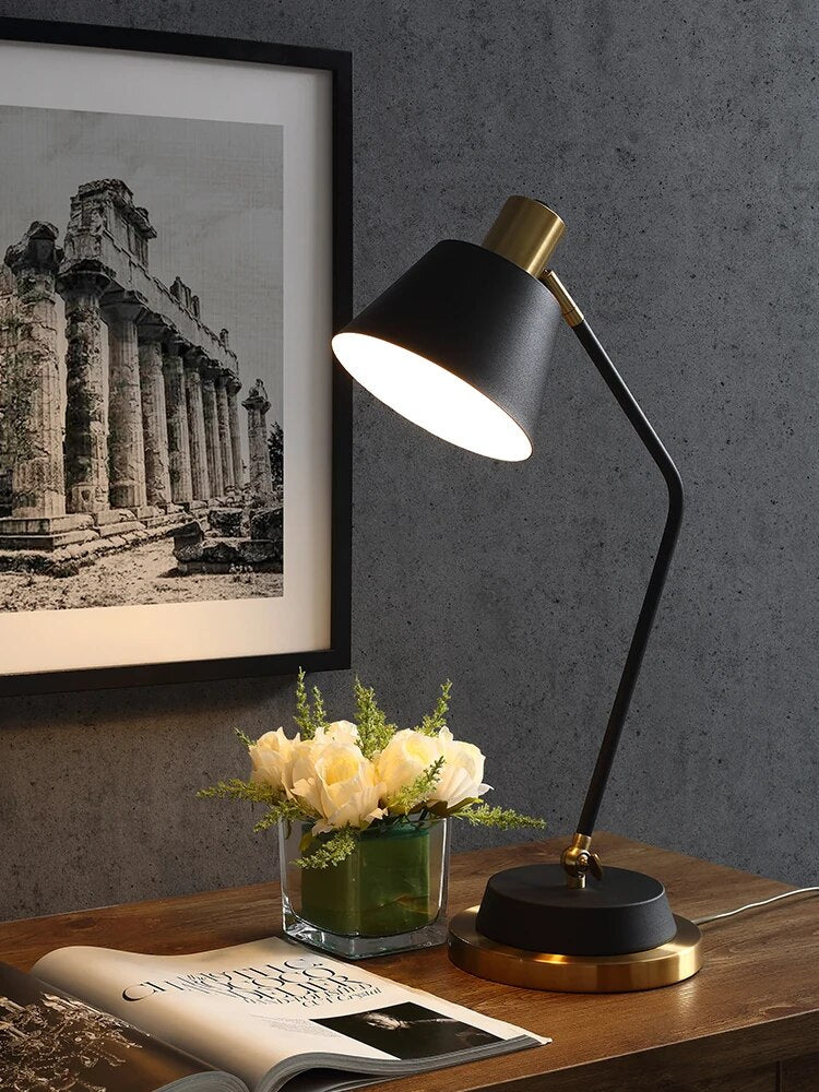 Lampe de table de chevet de chambre à coucher à coucher nordique - vue 6 sur 7