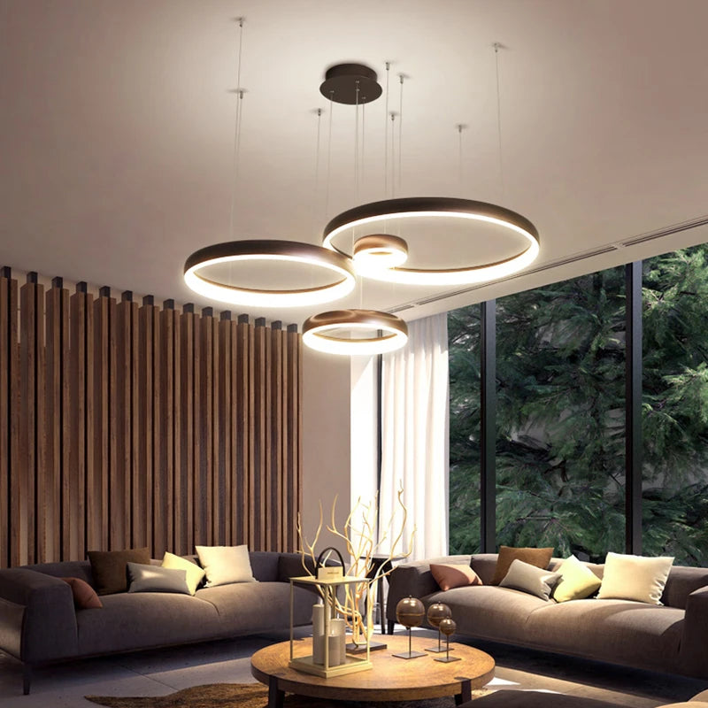 suspension moderne à led pour décoration intérieure et commerciale - vue 3 sur 6