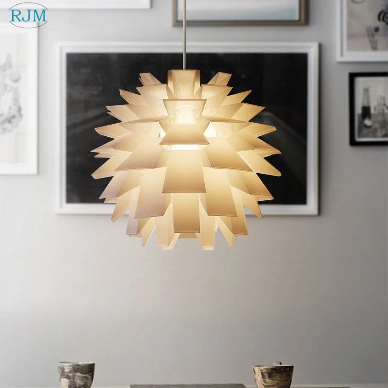lampes suspendues design nordique moderne en forme de noix de pin - vue 4 sur 8