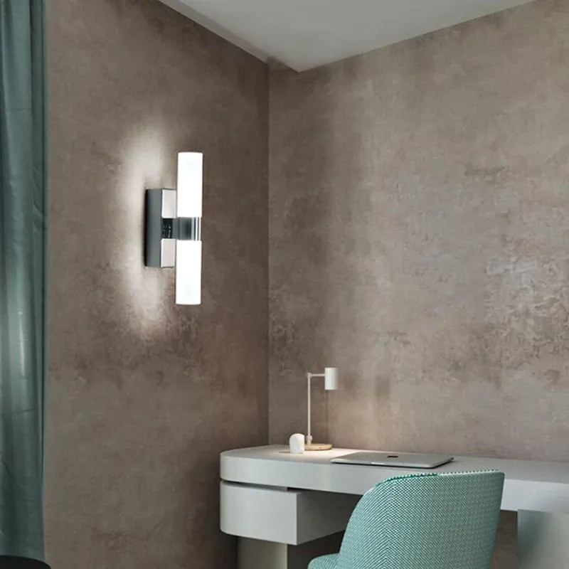 Lumière de miroir LED en acier inoxydable pour salle de bains AC85-265V 6W - vue 3 sur 6