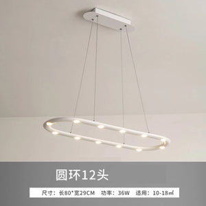 Modern aluminium pendant light for industrial decor