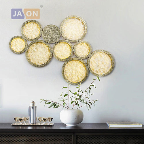 applique murale classique en verre cuivre pour intérieur élégant