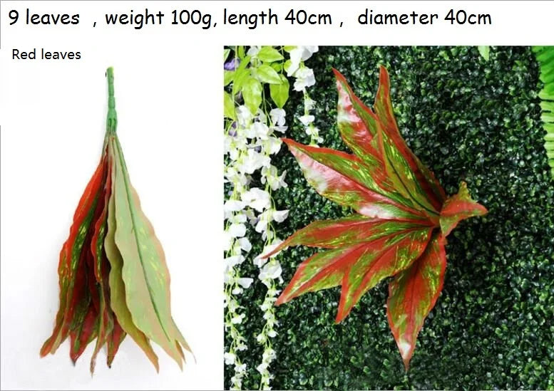 feuilles dherbe artificielles pour décoration murale et jardin - vue 24 sur 37
