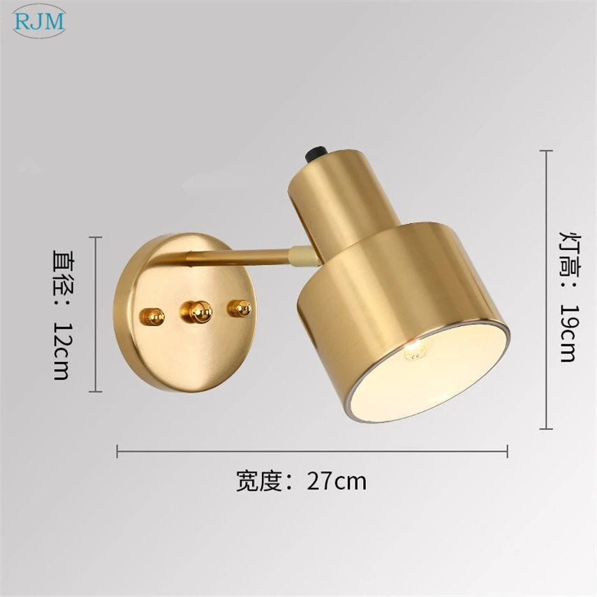 Applique murale led fer nordique moderne simple - vue 3 sur 6