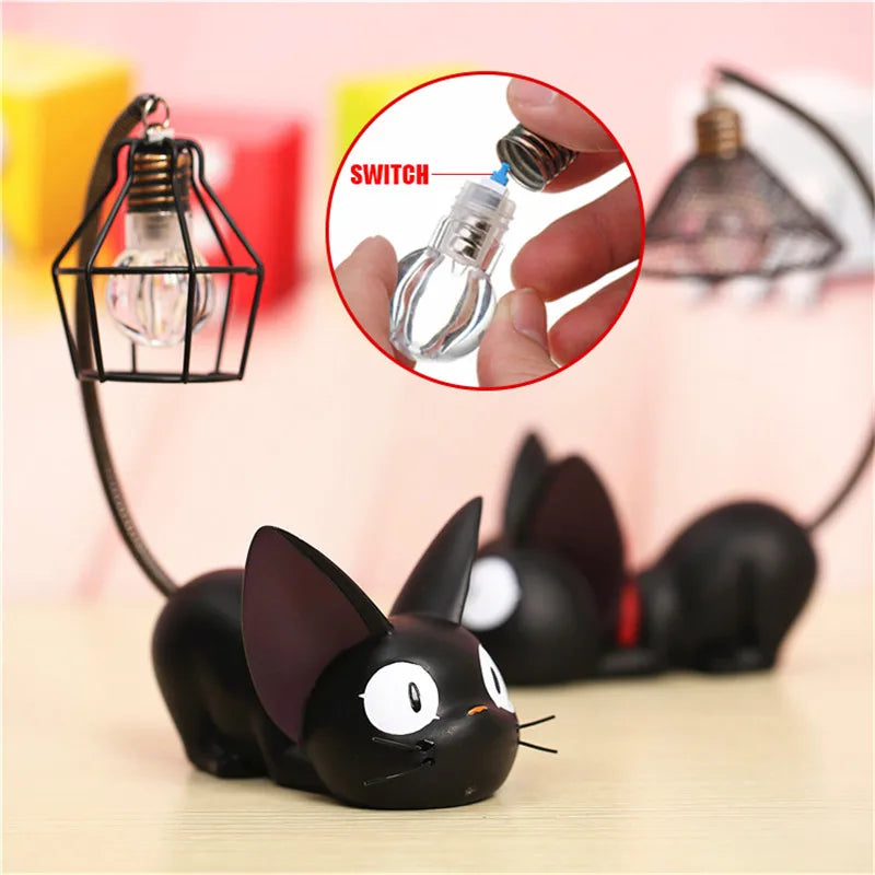 lampe de bureau veilleuse led pour enfants en forme de chat - vue 4 sur 8