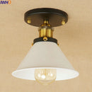 Plafonniers LED Sahde blanc pour salon chambre Edison éclairage plafonnier Vintage Plafond industriel LED Luminaria