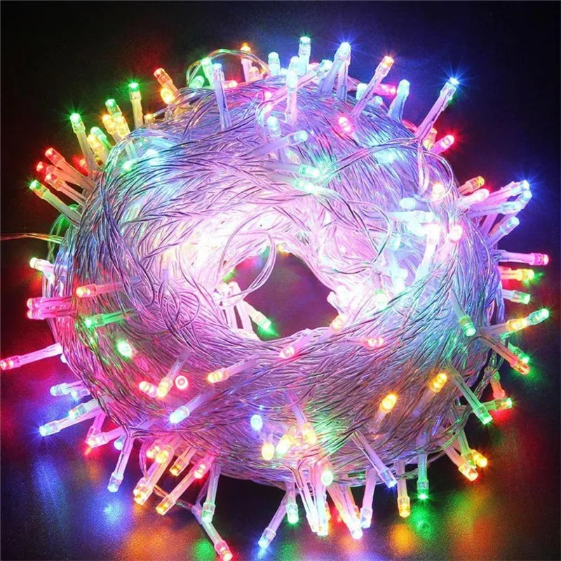guirlande lumineuse féerique 600 led pour décorations intérieures et extérieures - vue 3 sur 10
