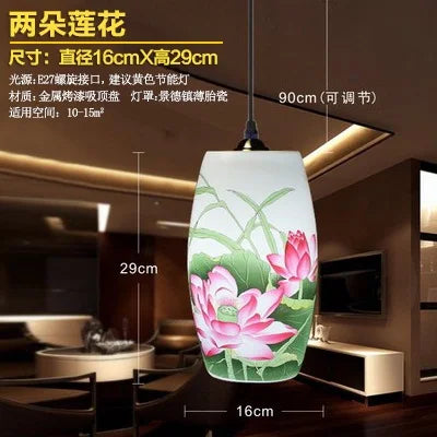 Suspension chinoise en céramique - vue 28 sur 30