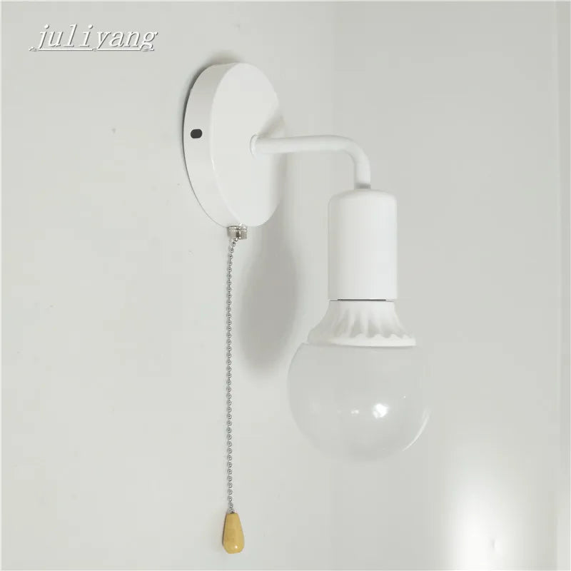 applique murale nordique simple avec interrupteur économe en énergie