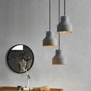 gzmj suspension industriel luminaire vintage ciment pour bar café