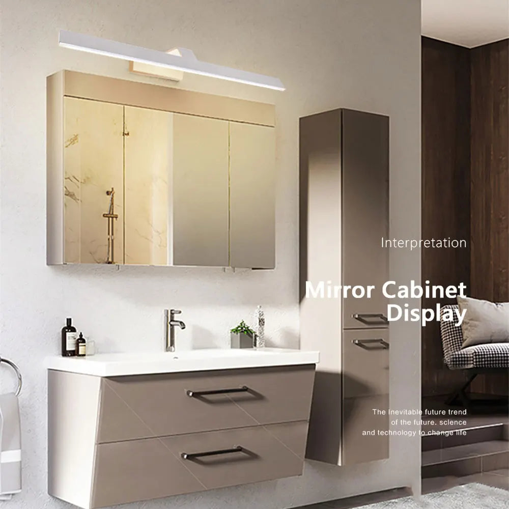 applique murale nordique led en acrylique et aluminium design moderne simple - vue 2 sur 6