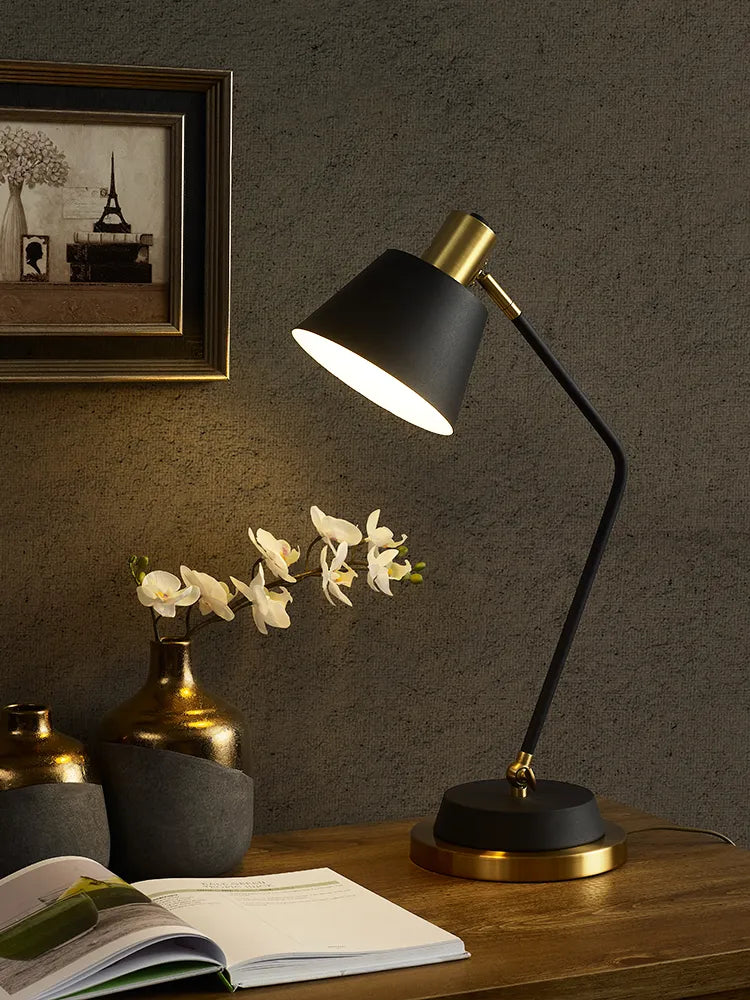 Lampe de table de chevet de chambre à coucher à coucher nordique - vue 4 sur 7