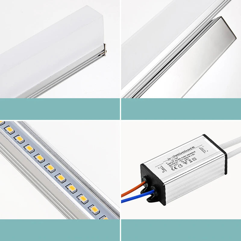 applique murale led étanche pour miroir de vanité - vue 6 sur 6