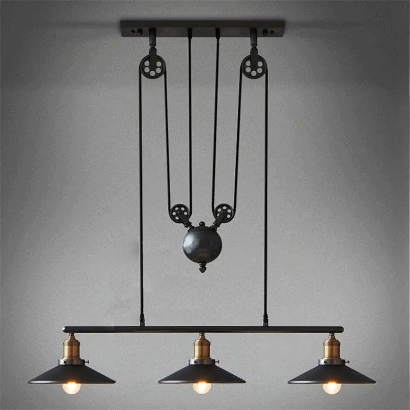 gzmj suspension vintage en métal décor industriel