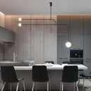 Lustre sobre LED avec boule en verre