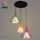 suspension vintage loft industriel style campagnard américain