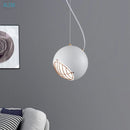 suspension Nordique créatif Macaron lumières moderne Simple personnalité fer LED salle à manger salle d'étude Restaurant éclairage