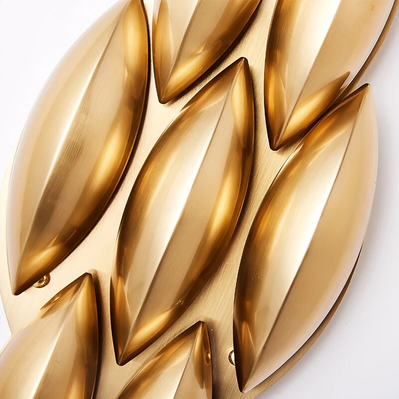 Applique murale luxe dorée postmoderne