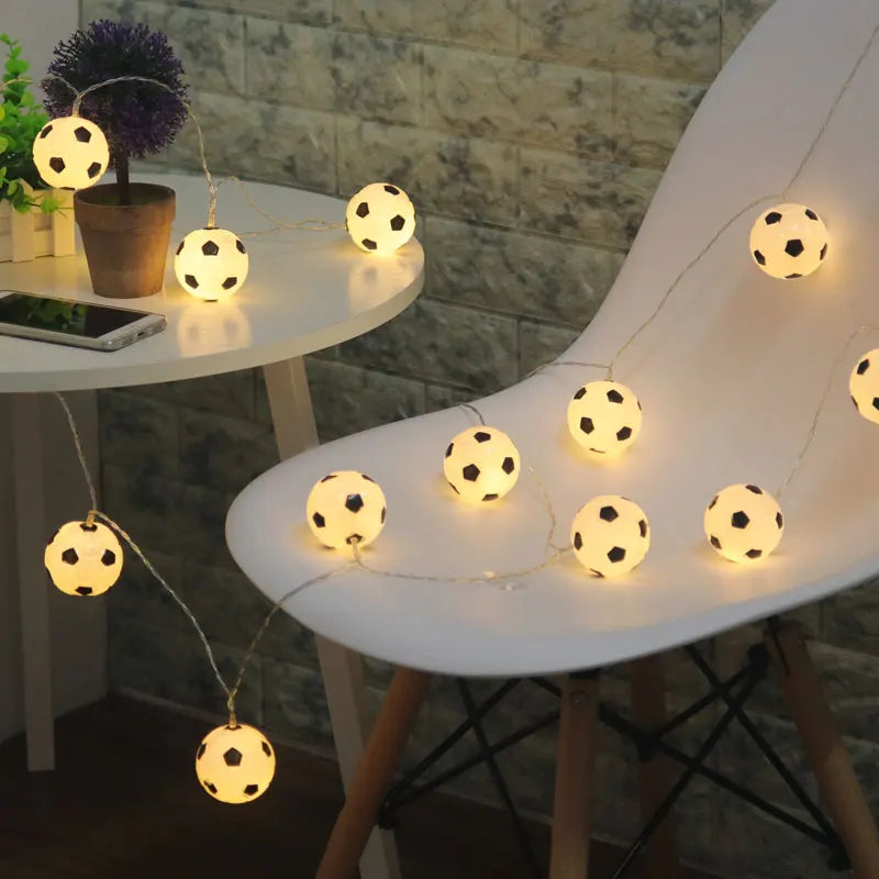 guirlande led pour décoration extérieure football noël mariage - vue 5 sur 6