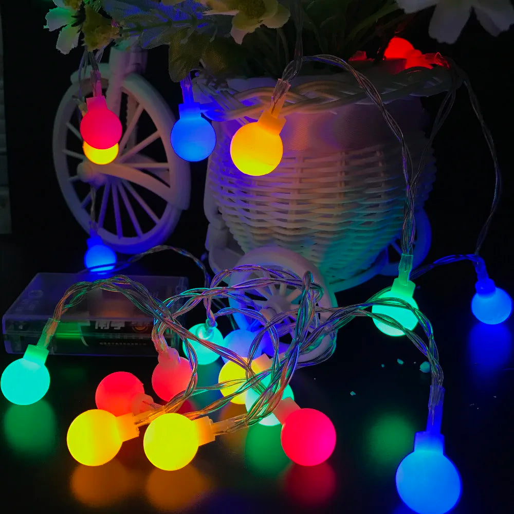guirlande lumineuse à 20 led pour fêtes et décorations variées - vue 2 sur 9
