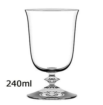 Verres à martini style élégant pieds longs transparents