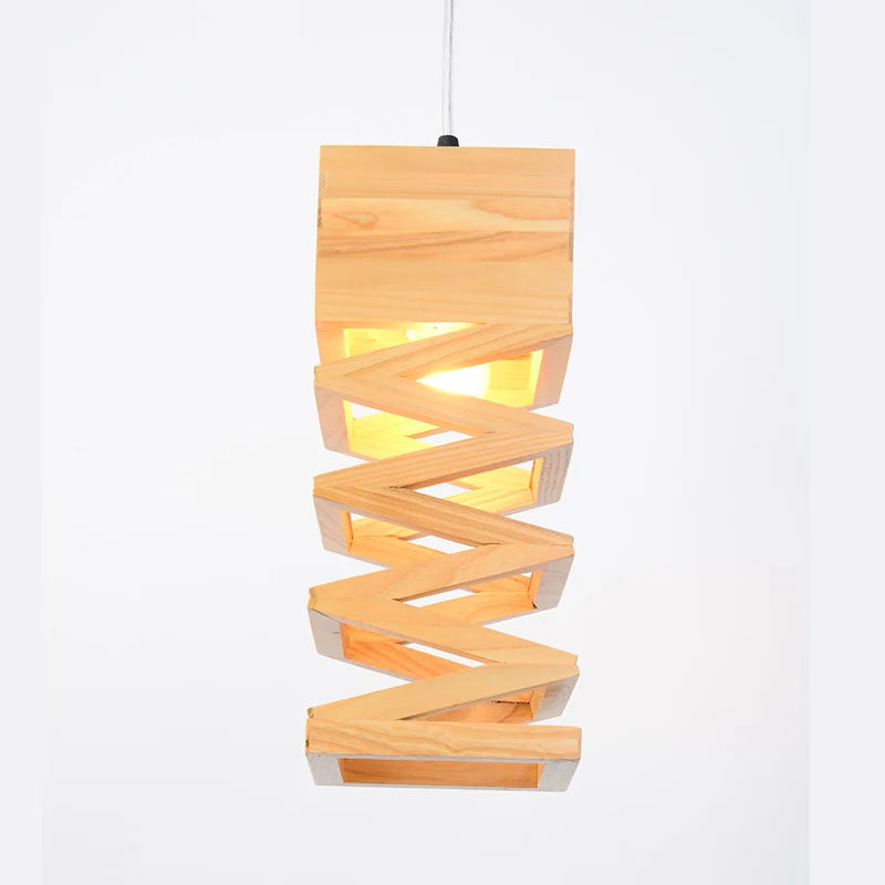 suspension en bois pur créatif gzmj pour la maison