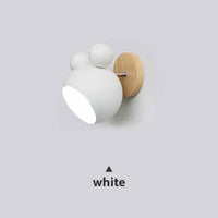 Modern wall lamp cartoon Mickey style colourful wall light macaron decorative bedside E27