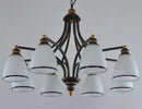 lustre en verre moderne pour un éclairage élégant