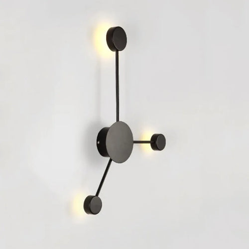 applique murale led d'art nordique pour éclairage d'hôtel